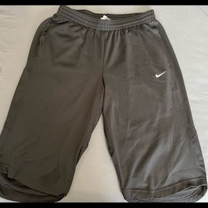 Nike Dri-Fit Black Athletic Shorts Size Medium